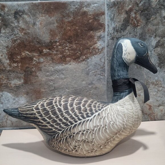 Vintage Canada Goose Plush Decorative Soft Sculpture - Picture 3 of 12